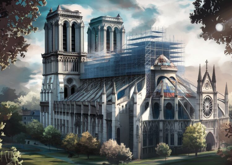 Notre Dame de Paris quand sa reconstruction éveille la foi