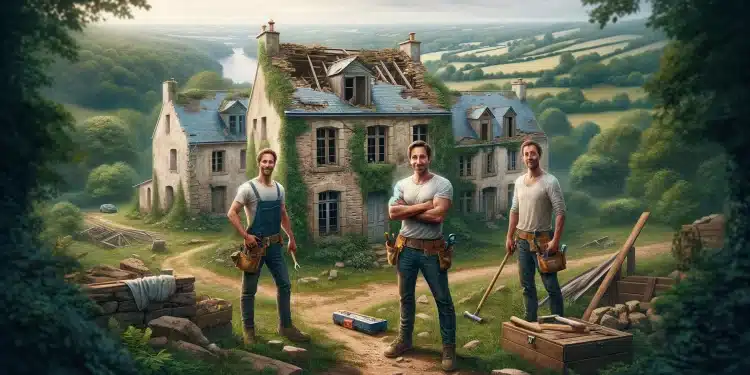 Découvrez lincroyable aventure de Pierre et Philippe deux amis qui transforment des ruines en maisons de rêve et deviennent des stars sur TikTok    Viral Mag