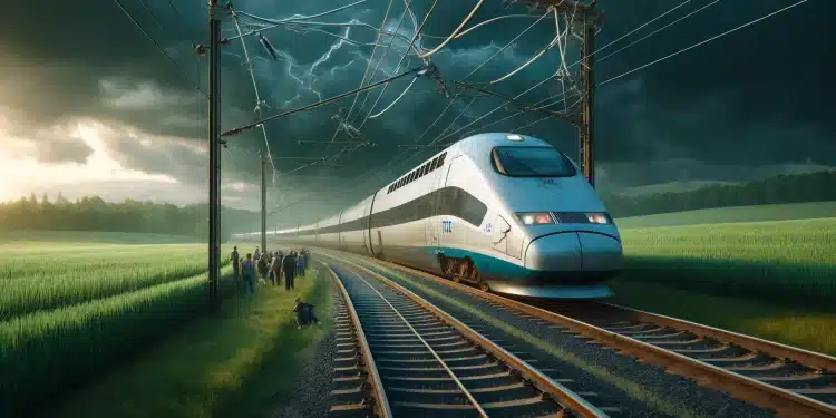 Panique sur la LGV Est : Des TGV paralysés pendant des heures ! - Viral Mag Câbles sectionnés courant coupé le trafic des TGV Paris Est totalement interrompu Découvrez les coulisses de ce chaos ferroviaire sans précédent Viral Mag