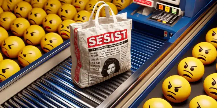 Auchan déclenche une tempête médiatique avec des sacs plastiques aux messages sexistes et rétrogrades Le gouvernement sen mêle Découvrez le bad buzz    Viral Mag