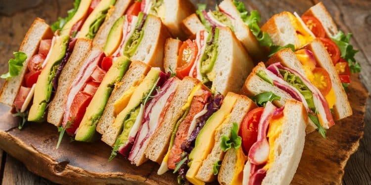 22 Recettes de Sandwichs Protéinés qui Vont Révolutionner Vos Déjeuners ! - Viral Mag Découvrez 22 recettes de sandwichs absolument déments bourrés de protéines et de saveurs pour des midis qui déchirent Fini les déjeuners tristounes Viral Mag
