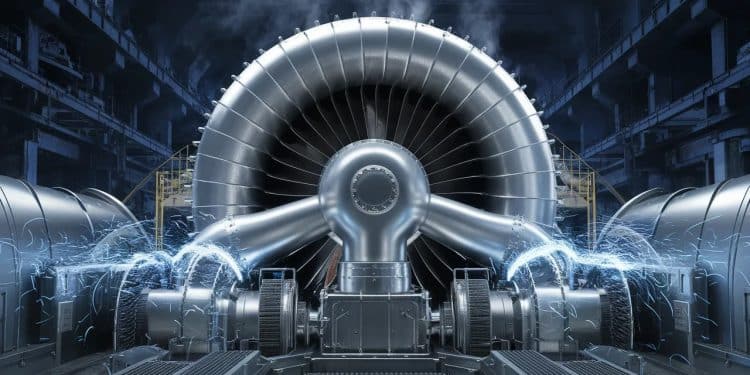 Arabelle, la turbine mythique du nucléaire français, reprend du service ! - Viral Mag Incroyable retournement de situation EDF rachète les activités nucléaires de GE et relance la production des turbines Arabelle Un symbole fort pour lindépendance énergétique française Viral Mag