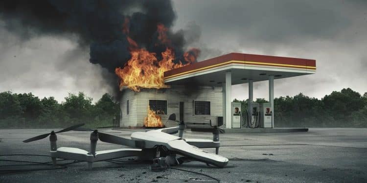 Attaque de drone ukrainien en Russie : le bilan s’alourdit ! - Viral Mag Un mort et trois blessés dans une frappe ukrainienne contre une station service russe Kiev porte la guerre sur le sol russe Moscou riposte   Viral Mag
