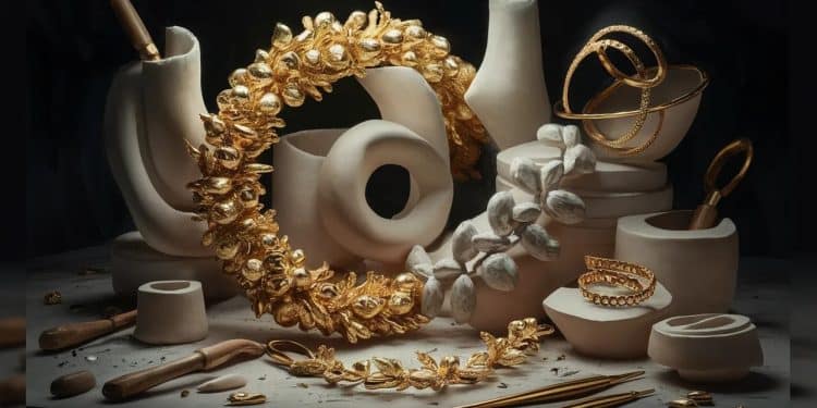 Ces créatrices de bijoux qui sculptent aussi l’or et le plâtre ! - Viral Mag Charlotte Chesnais Annelise Michelson et Ana Khouri découvrez ces 3 designers qui repoussent les limites entre joaillerie et sculpture Viral Mag