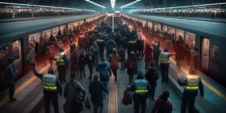 Choc à la SNCF : Entraînement surprise pour les JO ! - Viral Mag Versailles en ébullition La SNCF prépare ses équipes dans le plus grand secret pour affronter la foule des JO Révélations exclusives Viral Mag