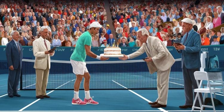 Djokovic célèbre son anniversaire de manière insolite à Genève ! - Viral Mag Pour ses 37 ans Novak Djokovic a remporté son match à Genève de façon surprenante Découvrez les détails croustillants Viral Mag