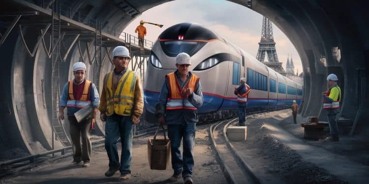 Gigantesque Chantier : La France Décroche Le Méga Contrat Du Siècle ! - Viral Mag Incroyable exploit français NGE remporte un contrat faramineux de 14 milliard deuros pour construire une partie de la ligne 15 du Grand Paris Express Découvrez les dessous de ce projet titanesque qui va révolutionner les transports Viral Mag