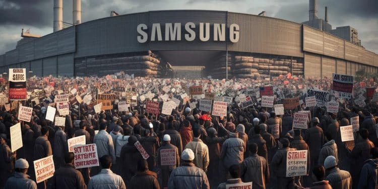 Grève historique chez Samsung : les coulisses d’un mouvement sans précédent - Viral Mag Plongez au cœur de la première grève de lhistoire chez Samsung Electronics Découvrez les revendications chocs des employés et lampleur inédite de ce mouvement social Tous les détails exclusifs Viral Mag