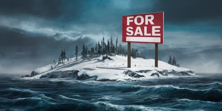 L’incroyable terrain à vendre sur un archipel Arctique qui affole la Chine ! - Viral Mag Un lopin de terre stratégique en Arctique est en vente suscitant la convoitise des Chinois Découvrez pourquoi ce bout de terrain fait tant parler de lui Viral Mag