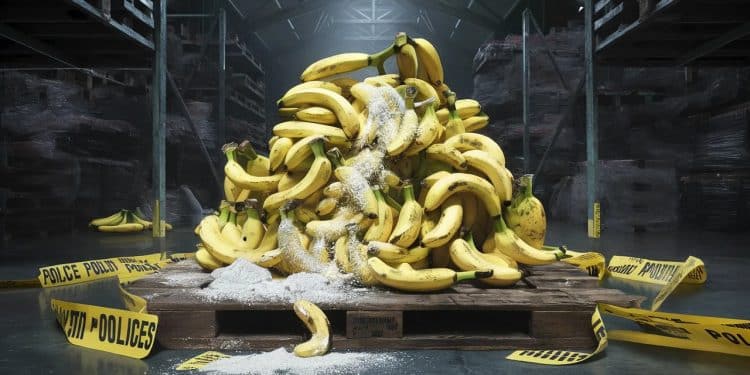 Stupéfiant : 247 kilos de cocaïne découverts dans des bananes à Colmar ! - Viral Mag Incroyable saisie en Alsace des centaines de kilos de drogue cachés dans une cargaison de fruits exotiques Les douanes sous le choc Viral Mag