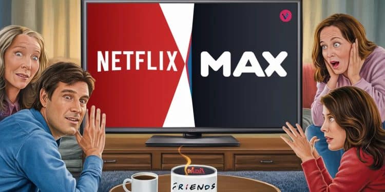 Tous les Fans de Friends Sous le Choc  Leur Série Préférée Passe de Netflix à Max  Découvrez les Raisons de ce Changement et ce qui Vous Attend   Viral Mag