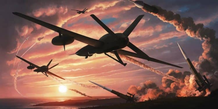 La Russie Abat 13 Drones Ukrainiens : Escalade Spectaculaire ! - Viral Mag Incroyable La Russie affirme avoir abattu 13 drones ukrainiens près de la Crimée Tensions à leur paroxysme guerre imminente Viral Mag