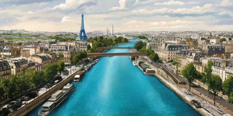 La ville de Paris va-t-elle vraiment colorer la Seine en bleu pour les JO 2024 ? - Viral Mag Une vidéo virale prétend que la mairie de Paris va colorer la Seine en bleu pour les JO 2024 Découvrez la vérité derrière cette rumeur insolite Viral Mag