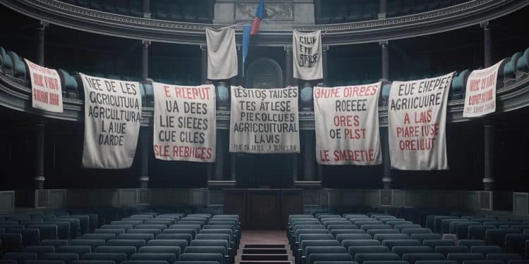 L’Assemblée sous pression : Quel avenir pour le projet de loi agricole ? - Viral Mag Un vent de contestation souffle à lAssemblée la droite fustige le projet de loi agricole jugé insuffisant face au malaise paysan Découvrez les coulisses dun texte déjà controversé Viral Mag