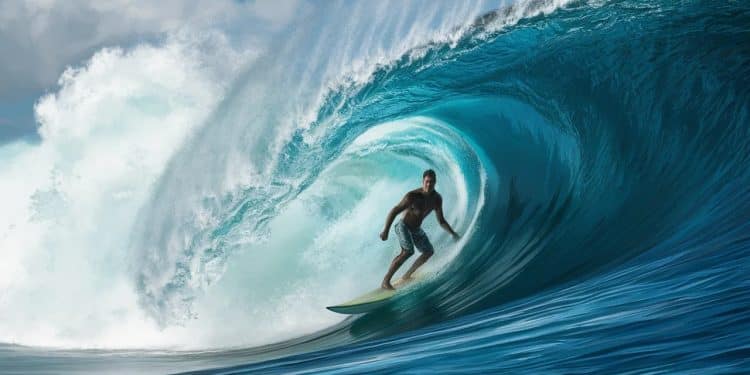Le Brésilien Italo Ferreira Triomphe au Tahiti Pro de Surf ! - Viral Mag Italo Ferreira champion olympique en titre non qualifié pour Paris 2024 crée la surprise en remportant le Tahiti Pro de surf sur la mythique vague de Teahupoo Viral Mag
