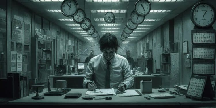 Le cauchemar dystopique de rester coincé au bureau à jamais - Viral Mag Découvrez comment le présentiel imposé est devenu une véritable angoisse pour les salariés jusquà inspirer des films dhorreur Viral Mag