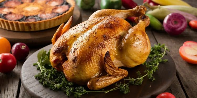 Le secret incroyable du poulet rôti du dimanche révélé par un chef ! - Viral Mag Découvrez lastuce étonnante dOlivier Chaput pour un déjeuner dominical inoubliable Ce chef dévoile tous ses secrets pour réussir le poulet rôti parfait Viral Mag