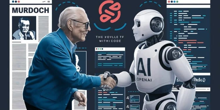 L’empire médiatique de Rupert Murdoch scelle une alliance avec OpenAI - Viral Mag News Corp de Rupert Murdoch signe un deal inédit avec OpenAI Un accès privilégié aux contenus pour ChatGPT contre 250 millions de $ Les détails Viral Mag