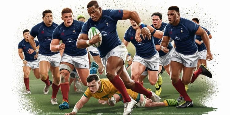 Les Bleus du rugby à 7 atomisent l’Australie à Madrid - Viral Mag Léquipe de France de rugby à 7 a fait sensation lors de son premier match du tournoi de Madrid en écrasant lAustralie 38 7 Une prestation monumentale sans Antoine Dupont   Viral Mag