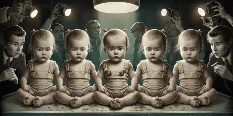 Les Quintuplées Dionne: L’Incroyable Destin de Cinq Miraculées - Viral Mag Découvrez lhistoire fascinante et tragique des quintuplées Dionne nées en 1934 au Canada De miraculées à phénomènes de foire suivez leur destin hors du commun Viral Mag