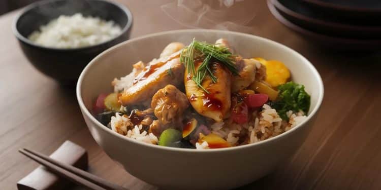 L’incroyable bol de riz au poulet teriyaki qui affole la toile ! - Viral Mag Découvrez la recette étonnamment simple et savoureuse du bol de riz au poulet teriyaki qui fait le buzz sur le web Préparez vous à être bluffé Viral Mag
