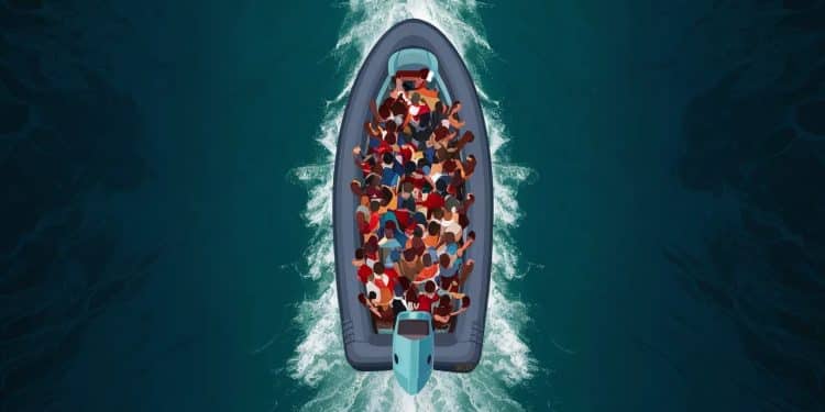 L’incroyable Exode des Migrants à travers la Manche - Viral Mag Un phénomène migratoire sans précédent bouleverse la Manche des milliers de migrants bravent les flots pour un avenir meilleur malgré tous les dangers Viral Mag