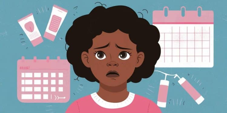 L’inquiétante précocité des règles chez les enfants noirs - Viral Mag Une étude alarmante révèle que les enfants noirs ont leurs premières règles de plus en plus tôt entraînant de graves conséquences sur leur santé Découvrez les chiffres choquants Viral Mag
