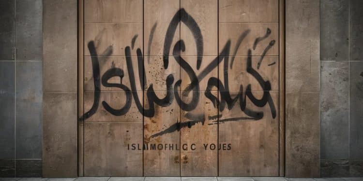 L’Islamophobie Frappe Encore : Une Mosquée Lyonnaise Vandalisée ! - Viral Mag Découvrez comment une mosquée de la Croix Rousse à Lyon a été la cible dun nouveau tag islamophobe pour la 3e fois en 1 an Les détails choquants Viral Mag