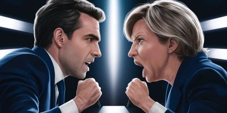 Macron et Le Pen, le match retour qui risque de faire des étincelles ! - Viral Mag Le Président défie Marine Le Pen pour un débat avant les Européennes Une confrontation explosive en perspective qui pourrait rebattre les cartes   Viral Mag