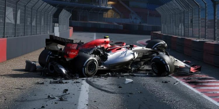 Monaco Crashé ! Pérez Fauché, Course Interrompue - Viral Mag Accident spectaculaire dès le 1er tour à Monaco Sergio Perez détruit sa Red Bull la course neutralisée Leclerc en tête Verstappen remonte Le chaos au départ Viral Mag