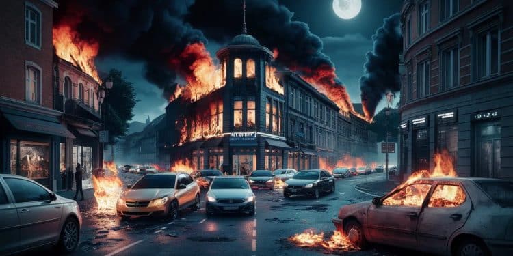 Nouméa en ébullition : Macron sommé de rétablir la paix ! - Viral Mag Émeutes à Nouméa les habitants exigent des actions concrètes de Macron pour ramener le calme Le Président saura t il apaiser les tensions Viral Mag