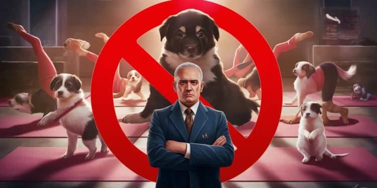 Pays-Bas : Le « Puppy Yoga » Bientôt Interdit pour Protéger les Chiots ? - Viral Mag Le ministre néerlandais de lAgriculture veut bannir le Puppy Yoga cette pratique à la mode qui stresse les chiots Découvrez pourquoi cette activité controversée pourrait disparaître Viral Mag