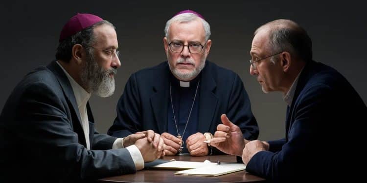 Quand Houellebecq Affronte un Curé et un Rabbin sur l’Euthanasie : Le Débat Qui Secoue la France ! - Viral Mag Un rabbin un curé et Houellebecq débattent sur leuthanasie dans un entretien explosif Découvrez les arguments chocs de ce trio improbable qui bouscule le débat sur la fin de vie Viral Mag