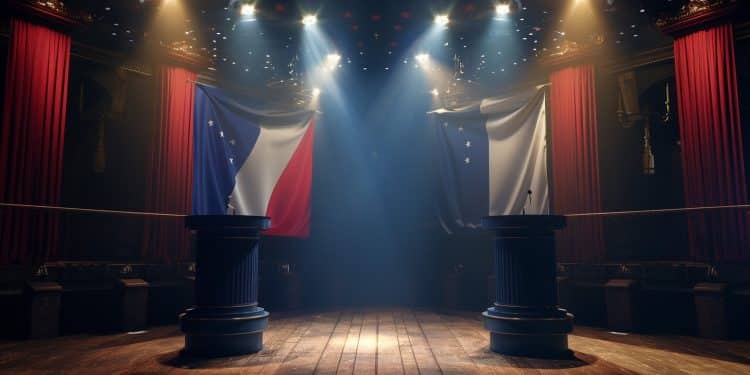 Quand les Premiers Ministres montent sur le ring médiatique ! - Viral Mag Gabriel Attal et Jordan Bardella saffrontent en direct ce soir sur France 2 Un duel choc inédit qui promet des étincelles Viral Mag