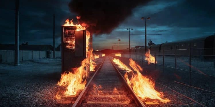 Russe écope de 25 ans de prison pour un acte de sabotage ferroviaire insolite ! - Viral Mag Un barman russe de 36 ans a été condamné à une peine choc de 25 ans de prison pour avoir incendié une armoire électrique ferroviaire Découvrez les détails saisissants de cette affaire hors du commun Viral Mag