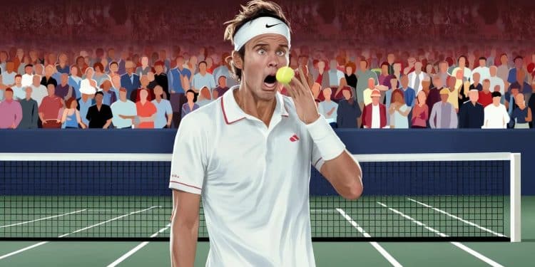 Un incident choquant sest produit à Roland Garros  David Goffin a reçu un chewing gum craché dessus par un spectateur  Découvrez les détails de ce scandale tennistique sans précédent   Viral Mag