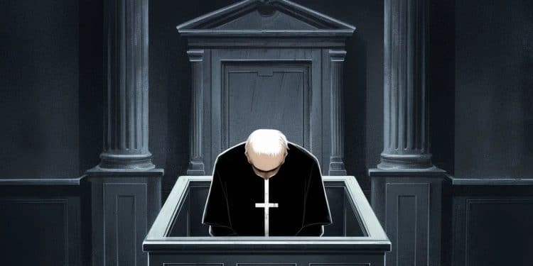 Scandale : l’ex-prêtre pédophile Olivier de Scitivaux de Greische avoue des viols ignobles - Viral Mag Un procès choc à Orléans  lancien prêtre Olivier de Scitivaux de Greische reconnaît avoir violé quatre garçons mineurs dans les années 90 et 2000 Les détails sordides de laffaire qui secoue lÉglise   Viral Mag