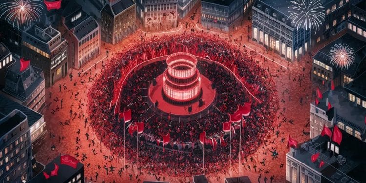 Scènes de liesse incroyables à Toulouse : la victoire qui enflamme la ville ! - Viral Mag Le sacre du Stade Toulousain en Champions Cup provoque des scènes de liesse dingues place du Capitole Découvrez les vidéos de cette folle soirée Viral Mag