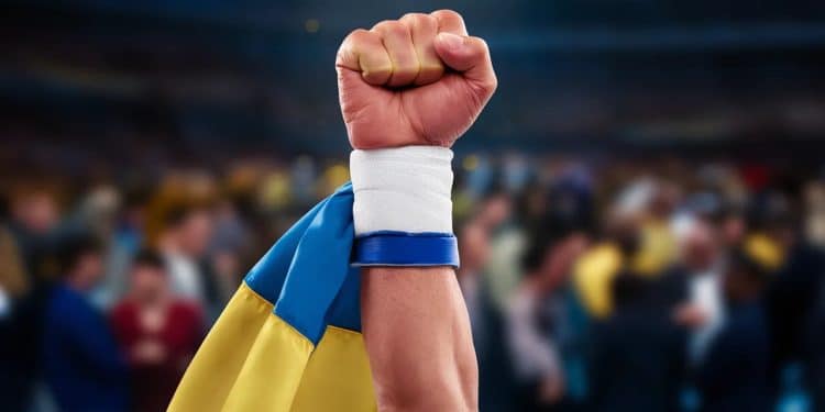 Un Boxeur Ukrainien Devient le Porte-Drapeau de Tout un Pays - Viral Mag Oleksandr Usyk champion incontesté des lourds redevient un héros national suite à une victoire historique LUkraine célèbre un exploit sportif en temps de guerre Viral Mag