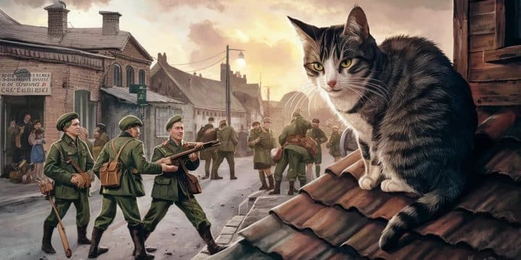 Un chat perché surprend les mobilisés d’Odessa! - Viral Mag Découvrez le récit étonnant dun chat rusé semant la zizanie chez les militaires ukrainiens Une histoire amusante en ces temps troublés Viral Mag