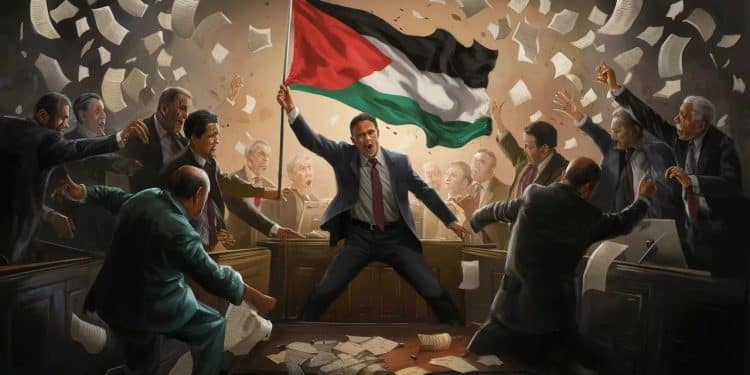 Découvrez le geste choc dun député LFI qui a provoqué un tollé à lAssemblée nationale Une séance suspendue des représailles immédiates   Viral Mag