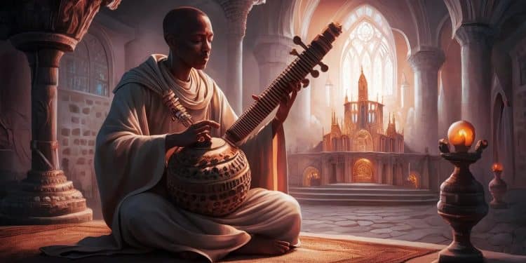 Un instrument céleste fabriqué par des moines bénédictins au Sénégal - Viral Mag Découvrez lincroyable histoire de la kora un instrument traditionnel africain modernisé grâce au savoir faire de moines au Sénégal Un son envoûtant Viral Mag