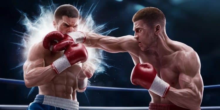 Un K.O. fulgurant : Mbilli terrasse Heffron en 25 secondes ! - Viral Mag Stupéfiant Le boxeur français Christian Mbilli met KO son adversaire britannique Mark Heffron en seulement 25 secondes Un exploit incroyable qui fait le buzz Viral Mag