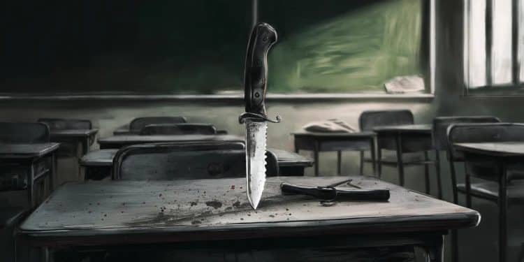 Un Lycéen Poignarde 3 Personnes en Plein Cours : Les Détails Choquants ! - Viral Mag Un acte prémédité dans un lycée du Maine et Loire un élève de 18 ans agresse sauvagement une prof et 2 camarades Découvrez ce qui la poussé à lirréparable Viral Mag