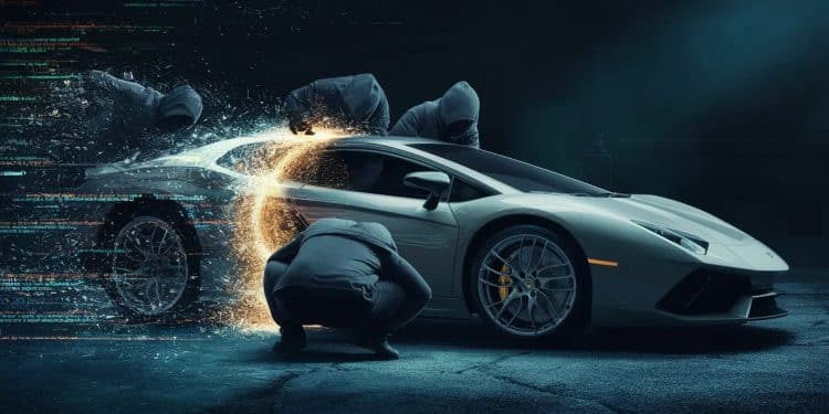 Un réseau de voleurs high-tech démantelé - Viral Mag 17 membres dun réseau criminel spécialisé dans le vol de véhicules de luxe ont été interpellés Leur mode opératoire ultra sophistiqué exploitait les failles de sécurité numériques des voitures Viral Mag