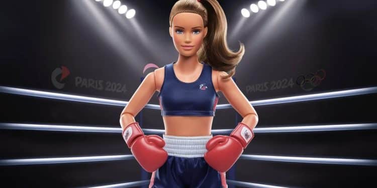 Une poupée Barbie à l’effigie d’Estelle Mossely : le buzz des JO 2024 ! - Viral Mag Barbie rend hommage à la boxeuse française Estelle Mossely avec une poupée à son image Découvrez cette initiative insolite en vue des JO de Paris 2024 Viral Mag