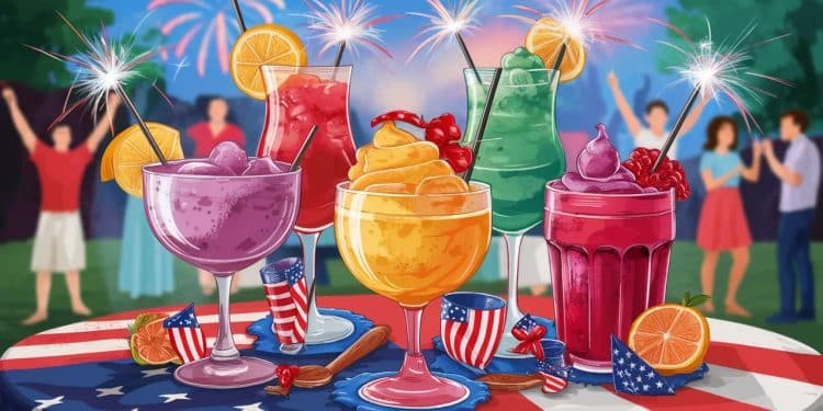 Découvrez 14 délicieuses boissons glacées pour vous rafraîchir lors de votre fête du 4 juillet Des cocktails festifs aux smoothies fruités pour toute la famille   Viral Mag
