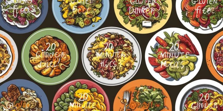 25 Dîners Sans Gluten Prêts en 20 Minutes Pour des Repas Sains et Savoureux - Viral Mag Découvrez notre sélection de 25 recettes de dîners sans gluten à préparer en seulement 20 minutes Des plats sains rapides et délicieux pour tous les goûts Viral Mag