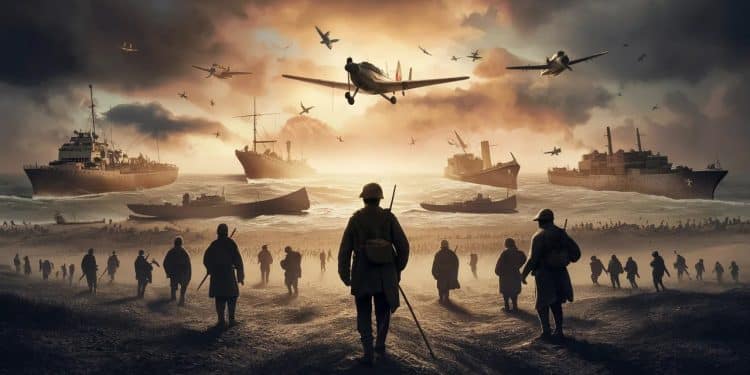80 ans après le Jour J : Les leçons du Débarquement face aux périls actuels - Viral Mag À laube du 80e anniversaire du Débarquement en Normandie retour sur cet événement marquant et les enseignements quil nous livre face aux défis géopolitiques daujourdhui Viral Mag