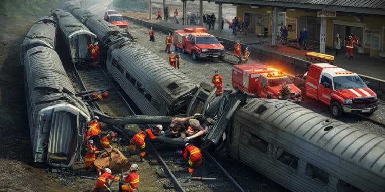 Accident de train dramatique en Loire-Atlantique : une femme gravement blessée - Viral Mag Un grave accident de train en Loire Atlantique provoque dimportantes perturbations du trafic et laisse une femme dans un état critique Viral Mag